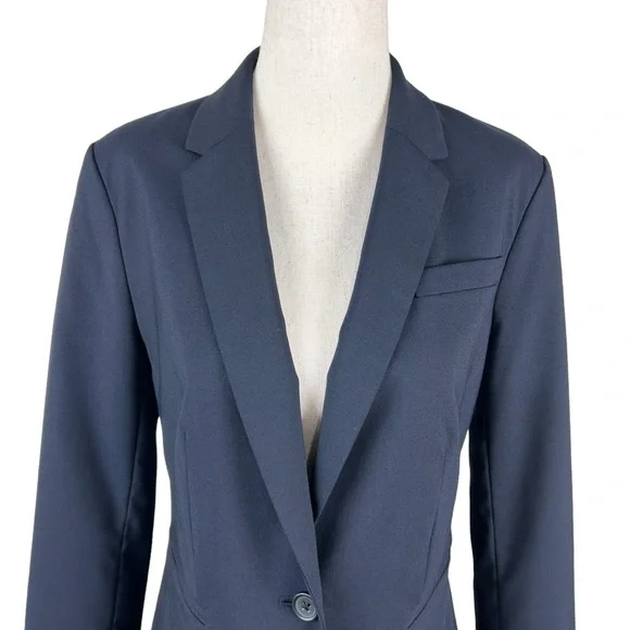 Banana Republic Navy One Button Blazer - Picture 2 of 10